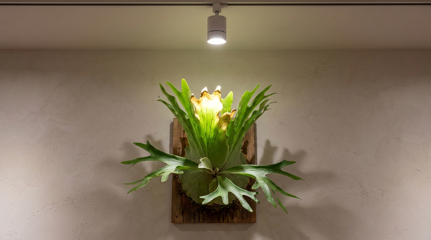 Cận cảnh lớp trichome trắng trên lá ổ rồng dưới các điều kiện ánh sáng khác nhau
