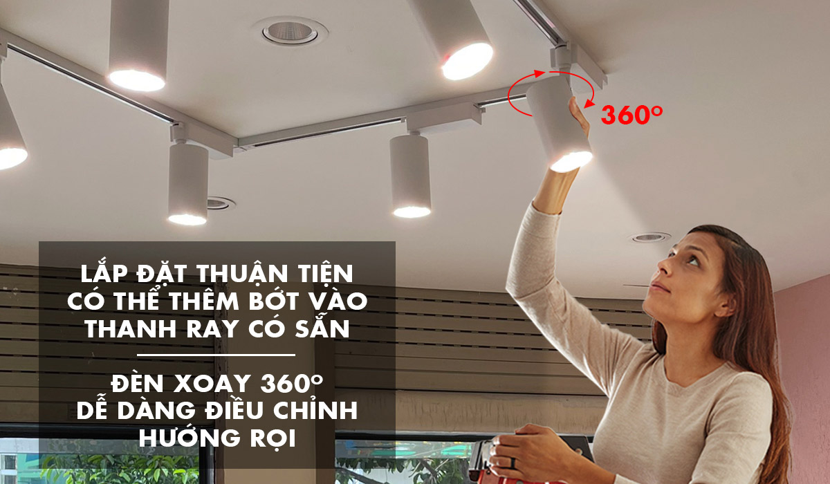 Đèn led ray trồng cây zako