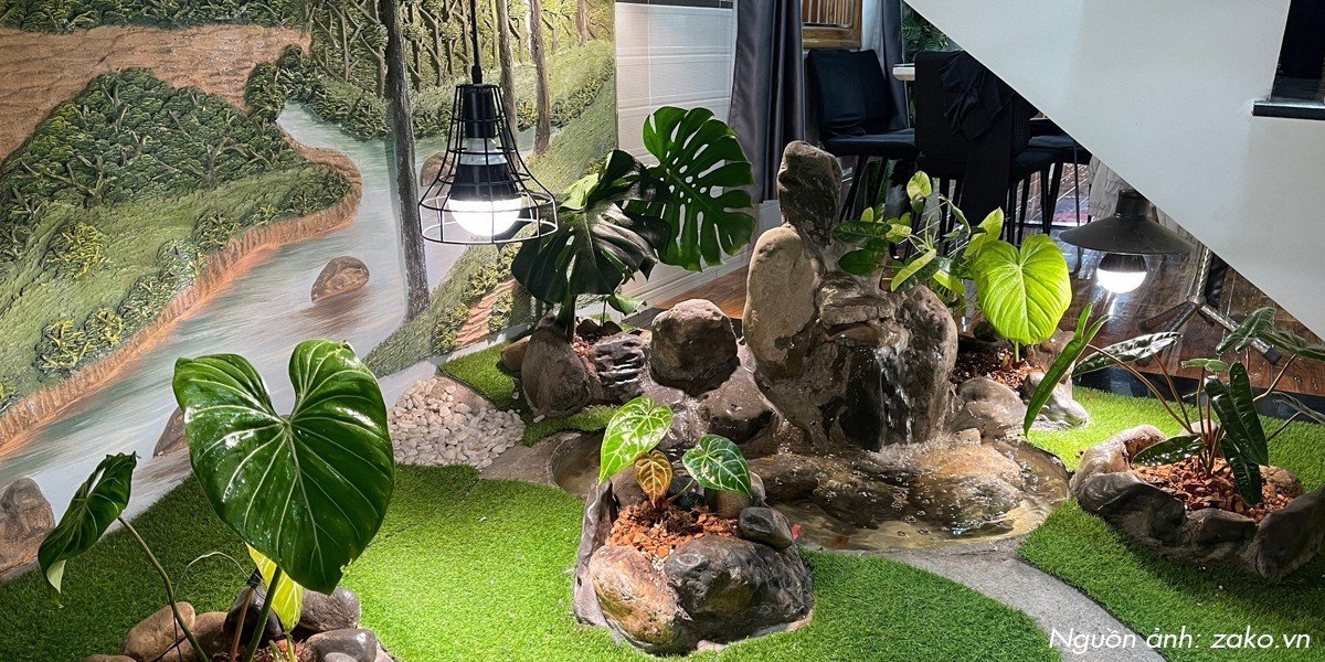 tu tao thien nhien trong nha voi cac loai cay